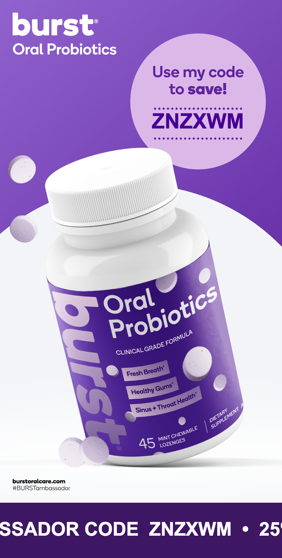 Bad Breath Isn’t Always a Brushing Problem — What Burst’s Oral Probiotics Actually Target